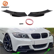 【New Arrival】 For BMW E90 E91 2009-2012  Left &amp; Right Side Front Bumper Splitter Lip Spoiler