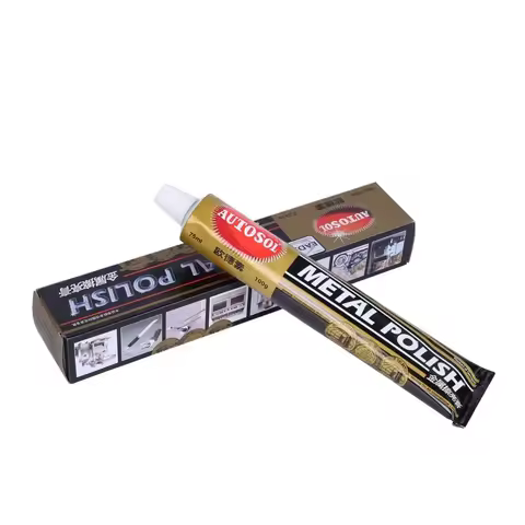 High Luster Metal Polishing Paste Soft Abrasive Cream for Jewelry Copper Brass Aluminum & Chrome Qua