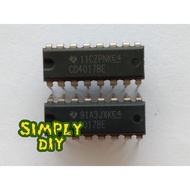 1pcs DIP-16 CD4017BE (CD4017 4017BE 4017 CMOS Counter / Dividers) DIP16