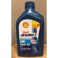 SHELL ADVANCE AX7 10W-30 4T 1L [UNTUK PASARAN MALAYSIA]