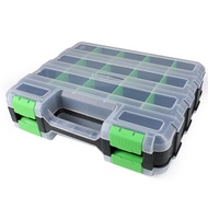 Organizer Box for Hardware Storage Multipurpose Tools Container with 34 Compartments for Nuts Screws