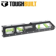 TOUGHBUILT TB-H2-L-9T-M 9-in 4 Vial Magnetic Billet Torpedo Level Aluminum 0°-90° Hand Tool Accessor