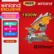 Ingco by Winland 1800W Mitre Saw and Table Saw MT2S18002 ING-PT