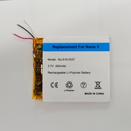 Suitable for Apple iPOD Nano 3 Little Fatty MP3/4 Battery 616-0337 616-0338 450mAh