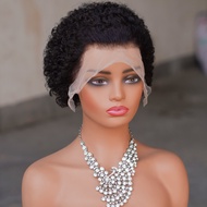 100% Human Hair Wigs Pixie Cut Short Curly Wig for Women pixie cut wigs Full Machine Wig Fashion Typ