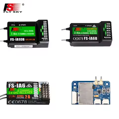 FLYSK FS-iA6 FS-iA6B FS-X6B FS-iA10B Receiver For FS-i6 i6X i6S i10 TH9A Transmisor RC Control Remot