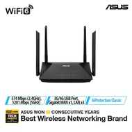 Asus RT-AX53U AX1800 Dual Band WiFi 6 (802.11ax) Router supporting MU-MIMO and OFDMA technology, wit