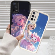 CH53 Elsa and Anna Soft Casing for OPPO F17 A16E Reno 4F A93 4 A16K Pro Lite Protective Case