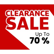 Warehouse clearance sale