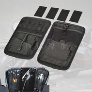 Suitable for Harley Street Road Road King Double Light Big Gliding Toolbox Side Box Bag Storage Bag 