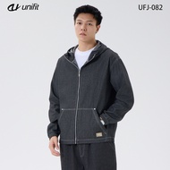 UNIFIT Vintage Demin Washed Hoodie Jacket Collection With Zip For Men And Women Jacket UFJ-082