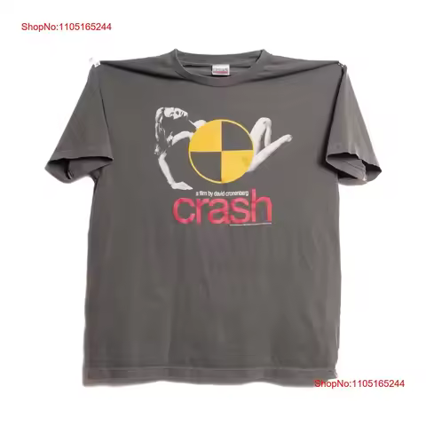 Crash David Cronenberg T Shirt 1996 Movie Body Troma Erotic Thriller Film Faded XL vintage Washed gr