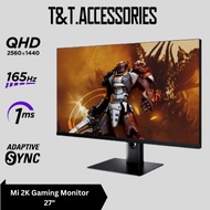 Mi 2K Gaming Monitor 27" 165hz 1ms Gaming Monitor