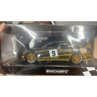MINICHAMPS 1/18 Mercedes-Benz 190E EVO2 Black Gold Color Style Number:155913609Name: MERCEDES-BENZ 1