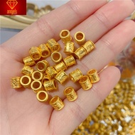 New style emas 916 Gold Budget Tube Charm 916 Necklace Female DIY Beads Charm 916