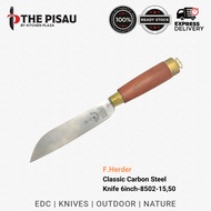 F.Herder Classic Utility Knife w Brass Bolster 6inch-8502-15,50