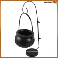 Halloween Decor Candy Bucket Cauldron Decorate Plastic Iron yuanyao