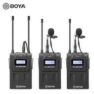 BOYA BY-WM8 Pro-K2 UHF Dual-Channel Wireless Microphone System Receiver+Transmitter A+Transmitter B