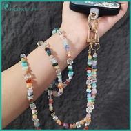 ThickRich 1Pcs DIY Accessories Stylish Cute Stone Gem Mobile Phone Crossbody Straps Lanyard Beads Ch