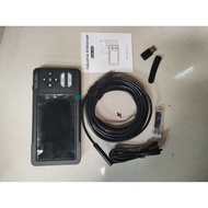 [topk1] 1080P Sewer Inspection Camera with Dual Lens 5 Inch IPS Screen Monitor Borescope LED Fill Li