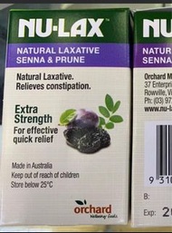 NU-Lax Extra Strength Sennaand Prune 天然西梅加強版40粒