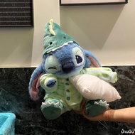 Disney ไดโนเสาร์ชุดนอน Stitch ตุ๊กตา Plush ชุดนอน Stitch Cuddly Anime Stitch Plushies Kawaii ตุ๊กตา