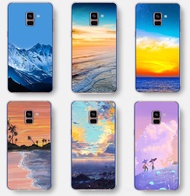 for Samsung galaxy a8 plus 2018 cases Soft Silicone Casing phone case cover