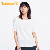 添柏岚（Timberland）B3514 夏装 女款宽松圆领短袖T恤 白色-100 M