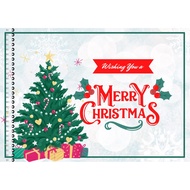 Merry Christmas Notebook, Sketchbook A4,A5,A6