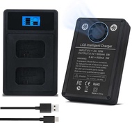 Suitable for Sony NP-FW50 Camera Battery Charger USB Dual Charger Micro/Type-C Dual Socket