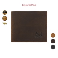 Lancaster Polo Full Grain Crazy Horse Leather Bifold Wallet High Durability Wallet For Men - PWB 166