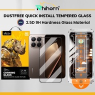 Rhihorn Dust-Free Tempered Glass for Xiaomi 17T Pro | 15T | 15T Pro | 14T | 14T Pro Screen Protector