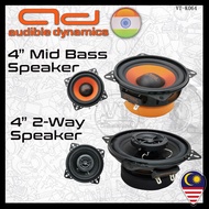 Audible Dynamics AD-400 4" Mid Bass Speaker System