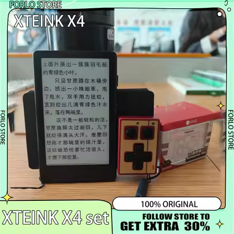 XTEINK X4 Mini Pocket 4.3" E-Ink Ebook Reader 220ppi Bluetooth Page Flipper Magnetic Back 650mAh 32G