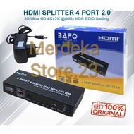 BAFO Splitter HDMI 4Port|Splitter 4Port|1-4Port|Splitter 1X4Port BAFO