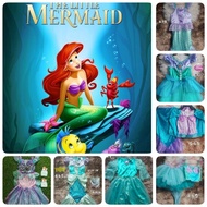 Fancy Dress Ariel Princess Mermaid Costume Kids