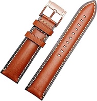 GANYUU For Fossil BQ2363/2453 ME3099 3052 3054 FS5380/5453 FS4735 FS4812 Cowhide Strap Vintage Genui