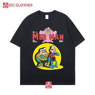 TSHIRT KAOS VINTAGE MERMAID MAN KARTUN
