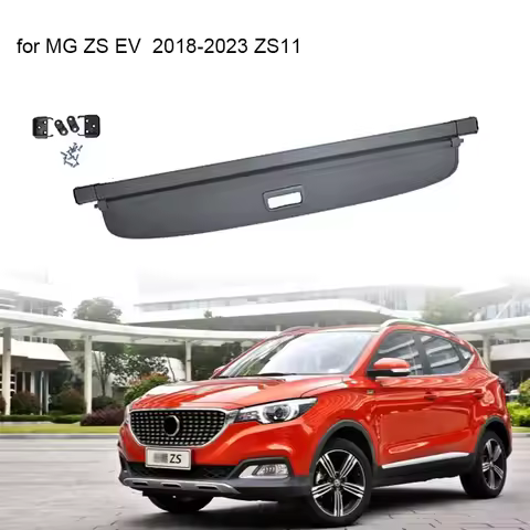 Trunk Curtain Cover Organizer For MG ZS EV ZS11 2018-2021 Rear Rack Partition Shelter Shield Shade L