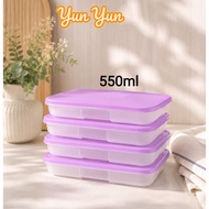 Tupperware Freezermate 550ml (4 PCS) - Purple