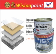 EPOXY FLAKE PRIMER WISION ( 1 LITER ) 1L FLAKE PRIMER /EPOXY TOP PAINT FOR FLAKE COLOURS FLOOR / Wisionpaint