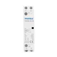 Din Rail Household Ac Contactor 2P 16A 25A 220V/230V 50/60HZ 2NO 2NC 1NO1NC for Household Home Hotel