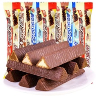 热门商品醇芙脆角涂层型巧克力角三角酥零食休闲办公小吃能量棒小支易携装Alcoholic Crisp Angle Coated Chocolate Angle Triangle Crisp Zero3M