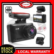 CamTec X5 Sony Lens Car DVR 4K 2160P Full HD 4K 3.0" GPS Wifi Dash Camera Dual Lens With Rear Camera