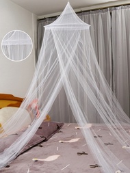 1入組優雅懸掛圓頂蚊帳雙人床夏季滌綸網布家居臥室嬰兒成人懸掛裝飾