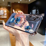 Com怕填补了withSamsungGalaxyA AA5 AAAA4 AAAAA6 AngelStitchCuteCoupleClearPlatingCaseAntiDropCover