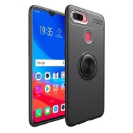 Casing OPPO F9 Softcase Invisible Ring Silikon Soft Case with Grip Holder