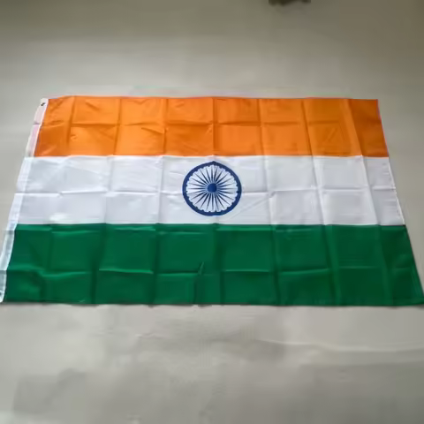 India National Flag 90X150cm Hanging Polyester in ind india indian flag home decoration