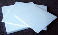Akrilik Lembaran / Acrylic Sheet 2mm Ukuran Bebas - Putih Susu