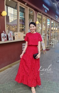 Layla ชุดเสื้อ+กระโปรง